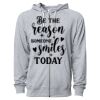 Icon Unisex Lightweight Loopback Terry Full-Zip Hooded Sweatshirt Thumbnail