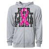 Icon Unisex Lightweight Loopback Terry Full-Zip Hooded Sweatshirt Thumbnail