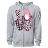 Icon Unisex Lightweight Loopback Terry Full-Zip Hooded Sweatshirt Thumbnail