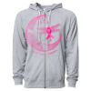 Icon Unisex Lightweight Loopback Terry Full-Zip Hooded Sweatshirt Thumbnail