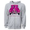 Icon Unisex Lightweight Loopback Terry Full-Zip Hooded Sweatshirt Thumbnail