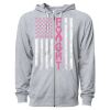 Icon Unisex Lightweight Loopback Terry Full-Zip Hooded Sweatshirt Thumbnail