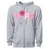 Icon Unisex Lightweight Loopback Terry Full-Zip Hooded Sweatshirt Thumbnail