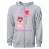 Icon Unisex Lightweight Loopback Terry Full-Zip Hooded Sweatshirt Thumbnail