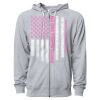 Icon Unisex Lightweight Loopback Terry Full-Zip Hooded Sweatshirt Thumbnail