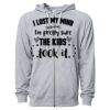 Icon Unisex Lightweight Loopback Terry Full-Zip Hooded Sweatshirt Thumbnail