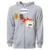 Icon Unisex Lightweight Loopback Terry Full-Zip Hooded Sweatshirt Thumbnail