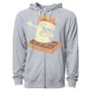 Icon Unisex Lightweight Loopback Terry Full-Zip Hooded Sweatshirt Thumbnail