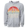 Icon Unisex Lightweight Loopback Terry Full-Zip Hooded Sweatshirt Thumbnail