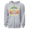 Icon Unisex Lightweight Loopback Terry Full-Zip Hooded Sweatshirt Thumbnail