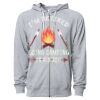 Icon Unisex Lightweight Loopback Terry Full-Zip Hooded Sweatshirt Thumbnail