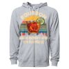 Icon Unisex Lightweight Loopback Terry Full-Zip Hooded Sweatshirt Thumbnail