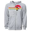 Icon Unisex Lightweight Loopback Terry Full-Zip Hooded Sweatshirt Thumbnail