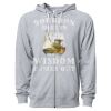 Icon Unisex Lightweight Loopback Terry Full-Zip Hooded Sweatshirt Thumbnail