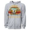 Icon Unisex Lightweight Loopback Terry Full-Zip Hooded Sweatshirt Thumbnail