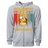 Icon Unisex Lightweight Loopback Terry Full-Zip Hooded Sweatshirt Thumbnail