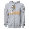 Icon Unisex Lightweight Loopback Terry Full-Zip Hooded Sweatshirt Thumbnail