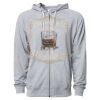 Icon Unisex Lightweight Loopback Terry Full-Zip Hooded Sweatshirt Thumbnail