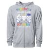 Icon Unisex Lightweight Loopback Terry Full-Zip Hooded Sweatshirt Thumbnail