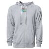 Icon Unisex Lightweight Loopback Terry Full-Zip Hooded Sweatshirt Thumbnail