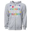 Icon Unisex Lightweight Loopback Terry Full-Zip Hooded Sweatshirt Thumbnail