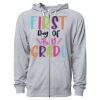 Icon Unisex Lightweight Loopback Terry Full-Zip Hooded Sweatshirt Thumbnail