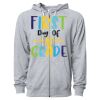 Icon Unisex Lightweight Loopback Terry Full-Zip Hooded Sweatshirt Thumbnail