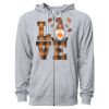 Icon Unisex Lightweight Loopback Terry Full-Zip Hooded Sweatshirt Thumbnail