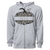 Icon Unisex Lightweight Loopback Terry Full-Zip Hooded Sweatshirt Thumbnail
