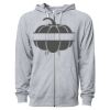 Icon Unisex Lightweight Loopback Terry Full-Zip Hooded Sweatshirt Thumbnail