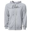 Icon Unisex Lightweight Loopback Terry Full-Zip Hooded Sweatshirt Thumbnail