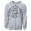 Icon Unisex Lightweight Loopback Terry Full-Zip Hooded Sweatshirt Thumbnail