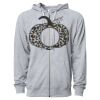 Icon Unisex Lightweight Loopback Terry Full-Zip Hooded Sweatshirt Thumbnail