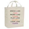 Ideal Twill Grocery Tote Thumbnail