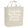 Ideal Twill Grocery Tote Thumbnail