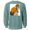 Unisex Midweight Pigment-Dyed Crewneck Sweatshirt Thumbnail