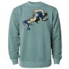 Unisex Midweight Pigment-Dyed Crewneck Sweatshirt Thumbnail