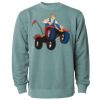 Unisex Midweight Pigment-Dyed Crewneck Sweatshirt Thumbnail