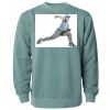 Unisex Midweight Pigment-Dyed Crewneck Sweatshirt Thumbnail