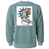 Unisex Midweight Pigment-Dyed Crewneck Sweatshirt Thumbnail