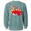 Unisex Midweight Pigment-Dyed Crewneck Sweatshirt Thumbnail