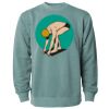 Unisex Midweight Pigment-Dyed Crewneck Sweatshirt Thumbnail