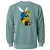 Unisex Midweight Pigment-Dyed Crewneck Sweatshirt Thumbnail