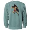 Unisex Midweight Pigment-Dyed Crewneck Sweatshirt Thumbnail