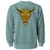 Unisex Midweight Pigment-Dyed Crewneck Sweatshirt Thumbnail