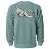 Unisex Midweight Pigment-Dyed Crewneck Sweatshirt Thumbnail