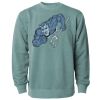 Unisex Midweight Pigment-Dyed Crewneck Sweatshirt Thumbnail