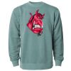 Unisex Midweight Pigment-Dyed Crewneck Sweatshirt Thumbnail