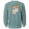 Unisex Midweight Pigment-Dyed Crewneck Sweatshirt Thumbnail
