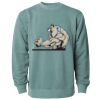 Unisex Midweight Pigment-Dyed Crewneck Sweatshirt Thumbnail